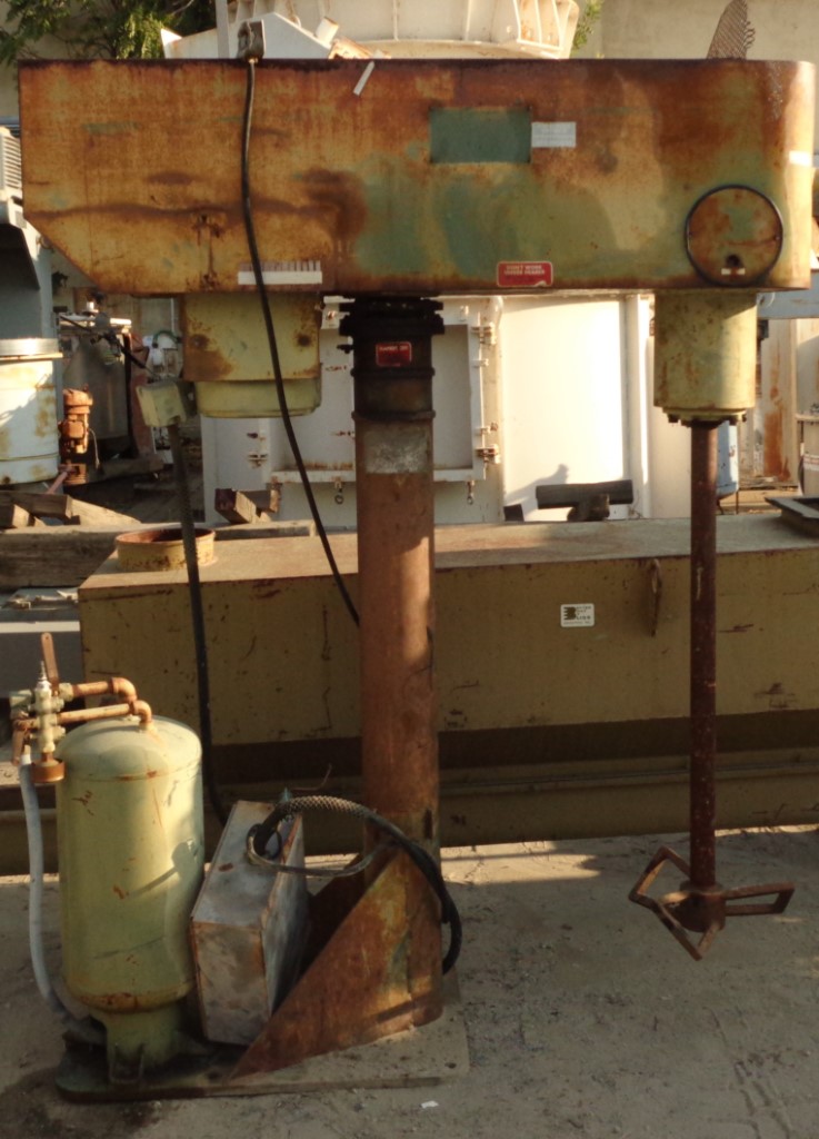 Myers #500A-10-217, Dispersion Mixer, Carbon Steel shaft & dispersion blade, 2-1/4" diameter x 45" L shaft - Image 1