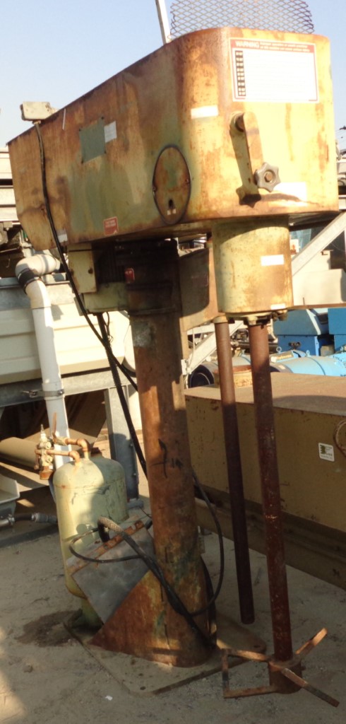 Myers #500A-10-217, Dispersion Mixer, Carbon Steel shaft & dispersion blade, 2-1/4" diameter x 45" L shaft - Image 2