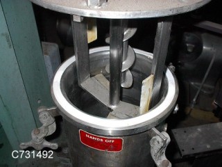 5 gallon Myers #HL-500, Dispersion Mixer, 9" diameter x 12" deep Pot, 14.9 psi, 2 HP, manual hand crank, 1988 - Image 3