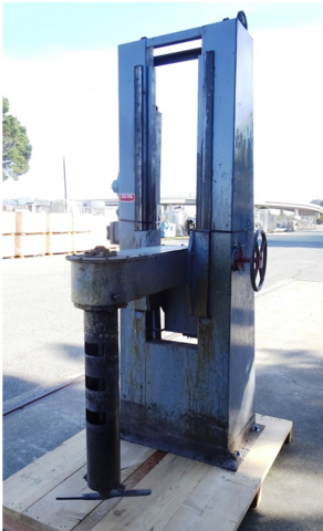 K & H Manufacturing, Post-Type Dispersion Mixer, 1.5" diameter Shaft, 6" diameter Housing, (2) 18" L x 1.5" - Image 3