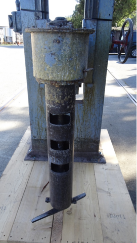K & H Manufacturing, Post-Type Dispersion Mixer, 1.5" diameter Shaft, 6" diameter Housing, (2) 18" L x 1.5" - Image 6
