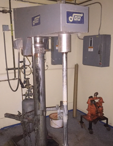 Jaygo #HS-375, Dispersion Mixer, 2" shaft, 7 HP, 230/460 V - Image 1