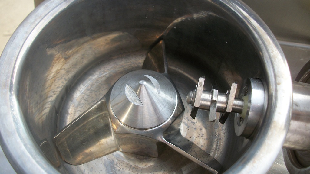 1 liter Key Technology #KG5, Bench Top High Shear Granulator/Mixer, 5.5" diameter x 3.5" deep Stainless Steel - Image 2
