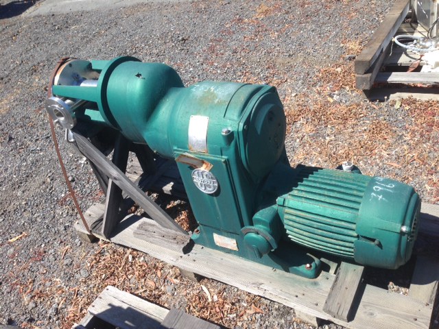 Oakes #8MV-5A, High Shear Mixer, Stainless Steel, 2" flanged connections, 2 injection ports, 5 HP - Image 1