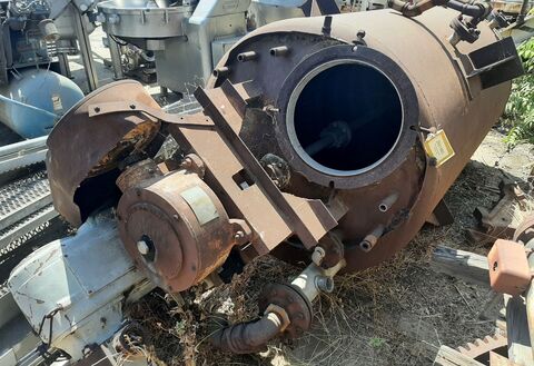 600 gallon Mix/Reactor, 304 stainless steel, 3 HP Agit - Image 1
