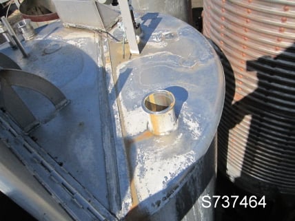 650 gallon Stainless Steel Tank, 4' diameter x 87" straight side - Image 6