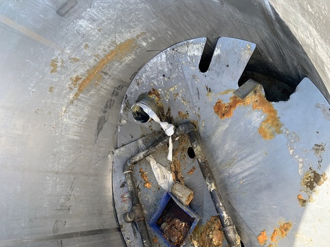 650 gallon Stainless Steel Tank, Single wall, OT/CB, 60" diameter x 56" high - Image 6