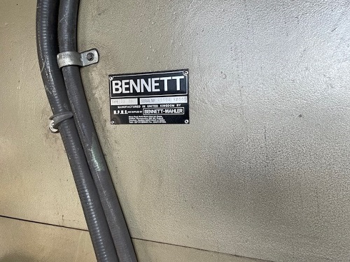 Bennett #CG-36, 36" auto feed spring grinder, top power head, 30" feed bowl, w/motor & controls - Image 9