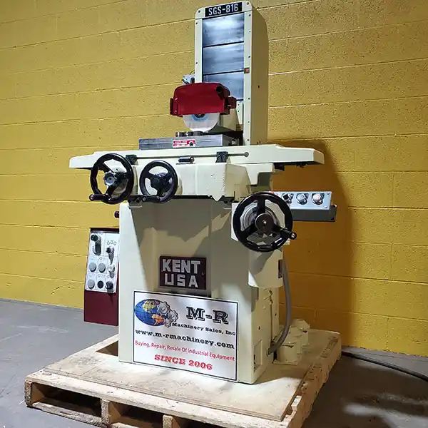 8" x 16" Kent #SGS-816, 17" max horizontal travel, 8" max cross travel, 18" btwn table,S45013 - Image 3