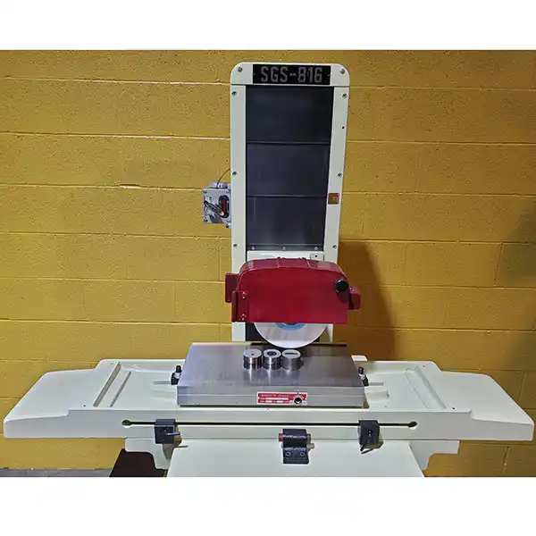 8" x 16" Kent #SGS-816, 17" max horizontal travel, 8" max cross travel, 18" btwn table,S45013 - Image 4