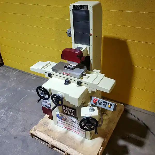 8" x 16" Kent #SGS-816, 17" max horizontal travel, 8" max cross travel, 18" btwn table,S45013 - Image 6