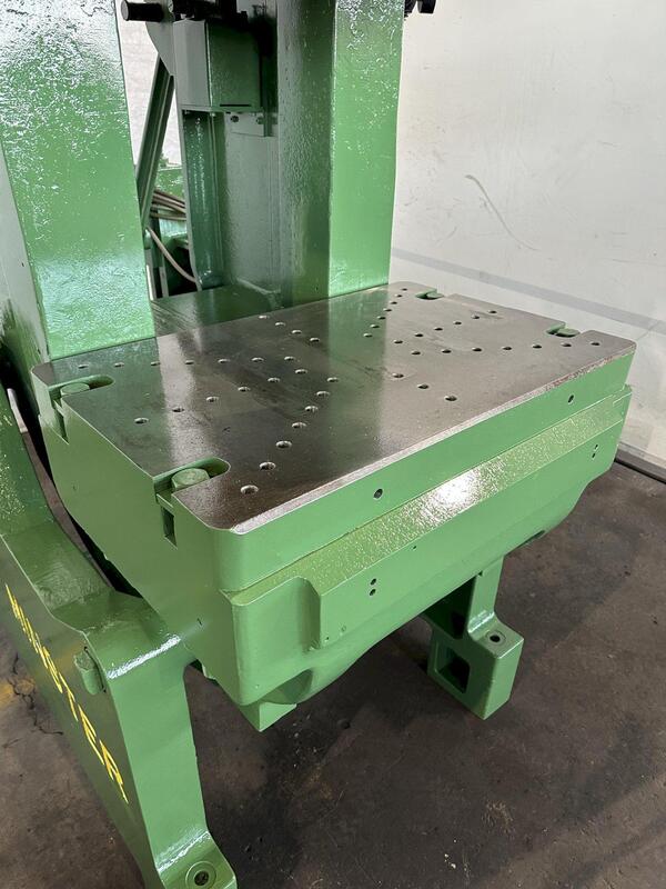 60 Ton, Minster #6, OBI Punch Press, 8" stroke, 17" Shut Height, 3" slide adj., 32" x 21" bed, 90 SPM - Image 5