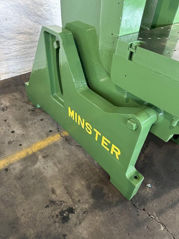 60 Ton, Minster #6, OBI Punch Press, 8" stroke, 17" Shut Height, 3" slide adj., 32" x 21" bed, 90 SPM - Image 6