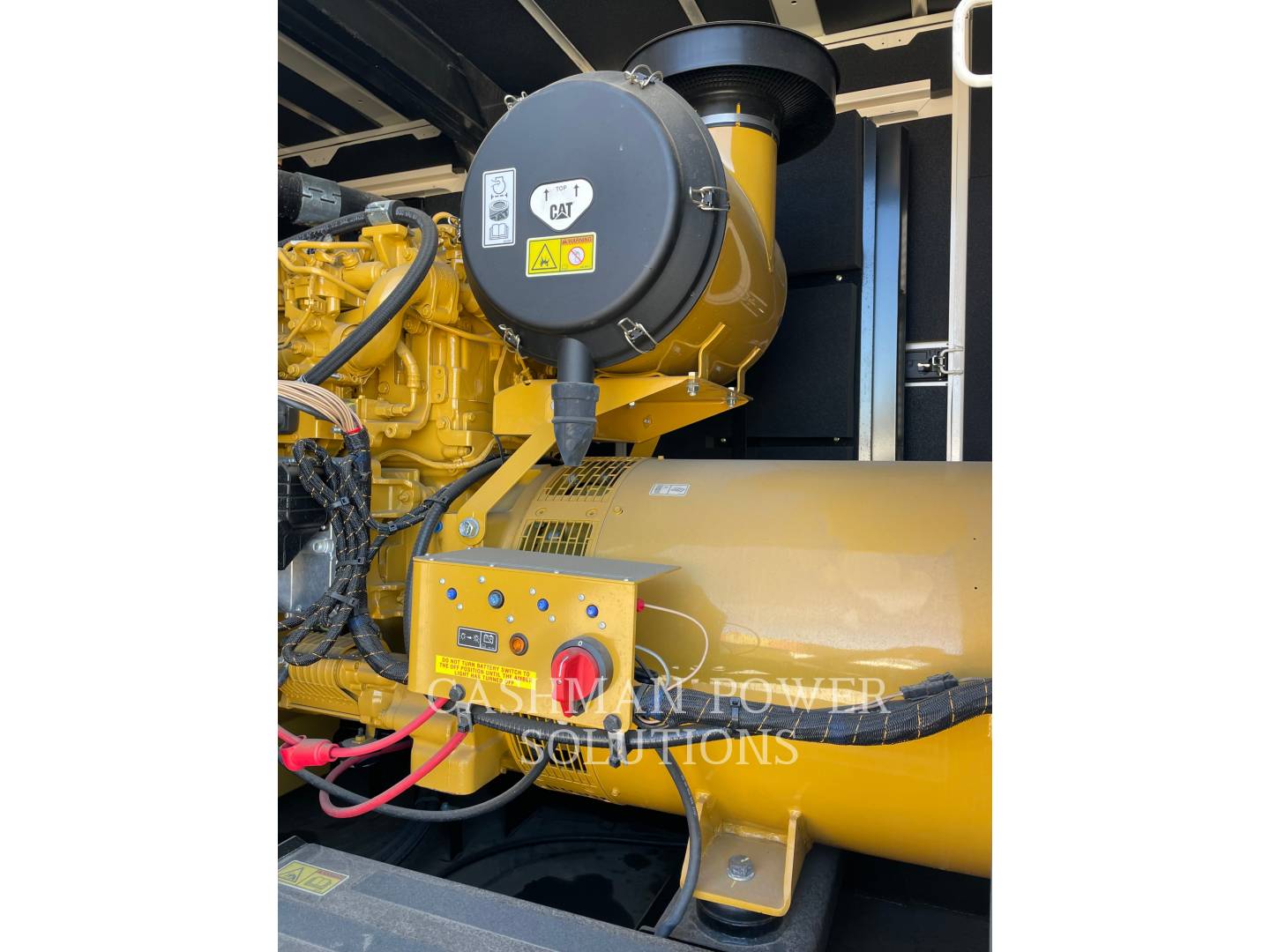 375 KW Caterpillar #XQ425, mobile diesel generator set, 1800 RPM, 480 Volts, 5 hours, 2022 - Image 8