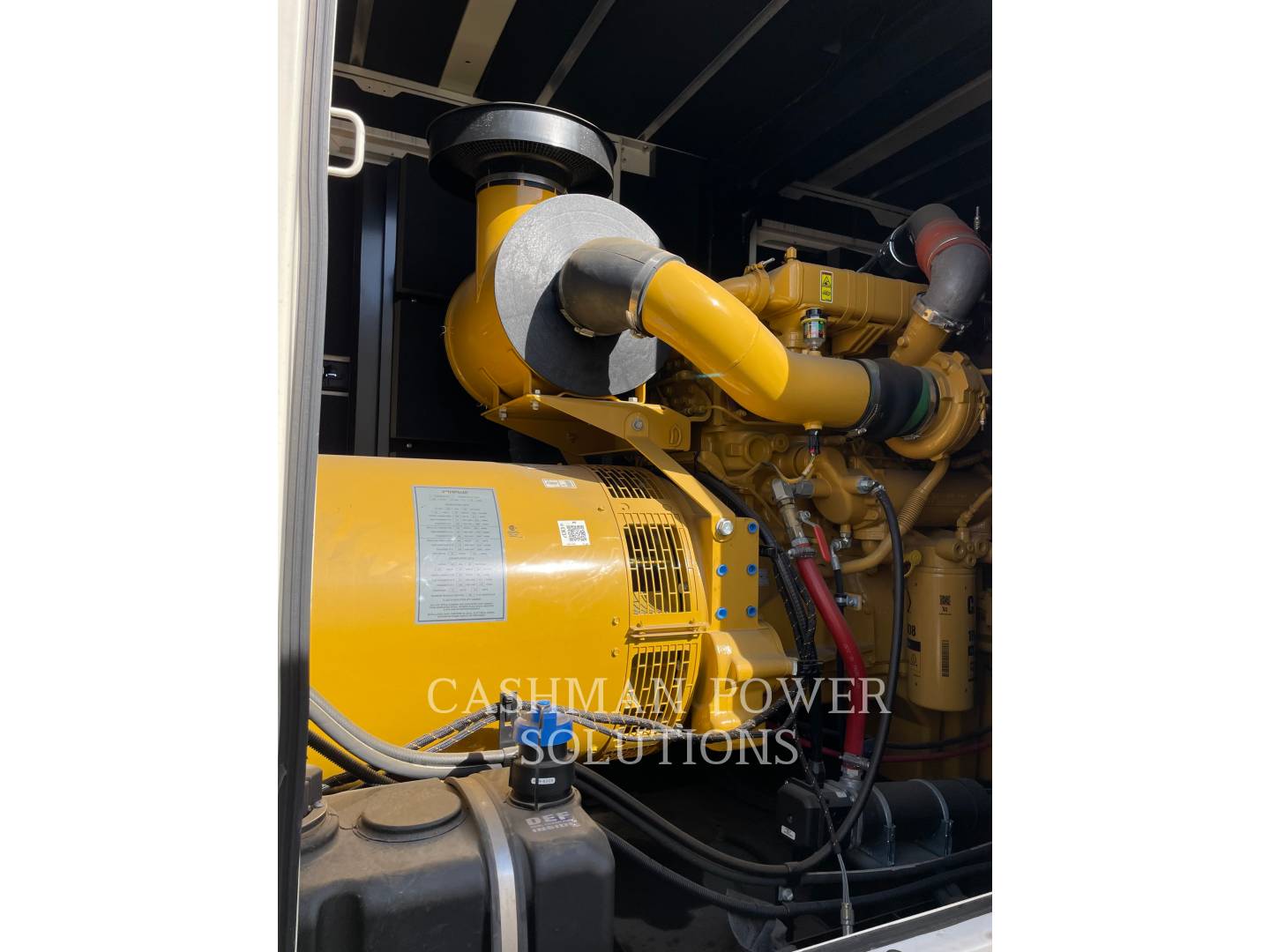 375 KW Caterpillar #XQ425, mobile diesel generator set, 1800 RPM, 480 Volts, 5 hours, 2022 - Image 9