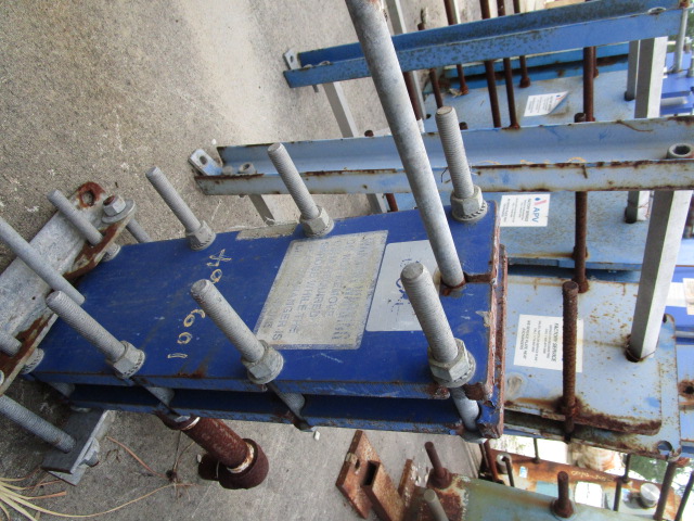 3 sq.ft., Alfa-Laval, M3-FG, plate heat exchanger, 150 psi, 300°F, Carbon Steel frame, 316 Stainless Steel - Image 1