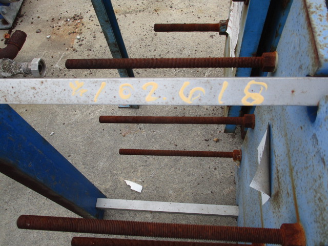 11 sq.ft., APV, plate heat exchanger, 145 psi, (9) plates, 8" W x 22" L plates, 300°F, 1998 - Image 2