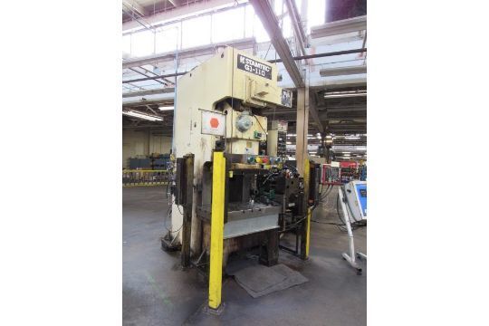 121 Ton, Stamtec #G1-110, gap frame press, 7.08" stroke, 13.78" Shut Height, Wintriss Smart Pac 2, #14245J - Image 4