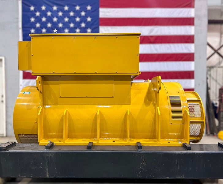 2500 KW, 1800 RPM, Marelli #MJH 630 Lb4 B25, 12470 Volts - Image 1