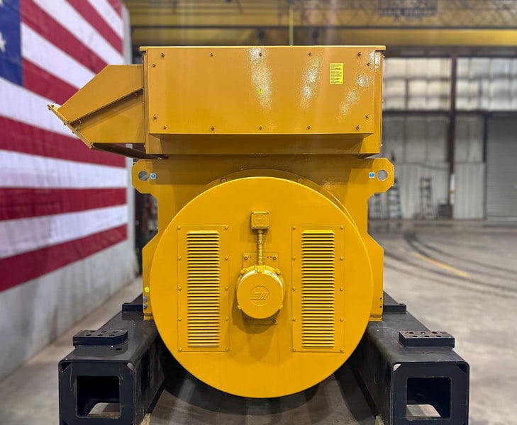 2500 KW, 1800 RPM, Marelli #MJH 630 Lb4 B25, 12470 Volts - Image 3