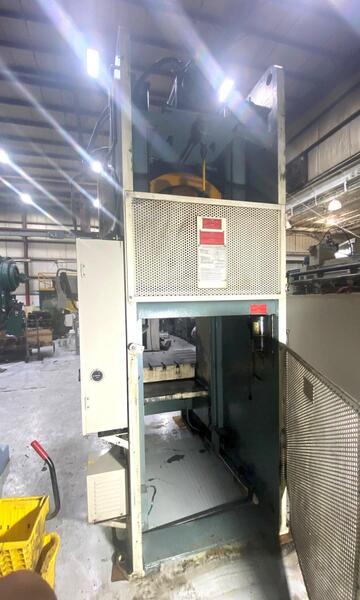 150 Ton, Aida #NC1-150(2), gap press C-frame, 7.87" stroke, 20" Shut Height, 3.93" adjustment, 2000 - Image 5
