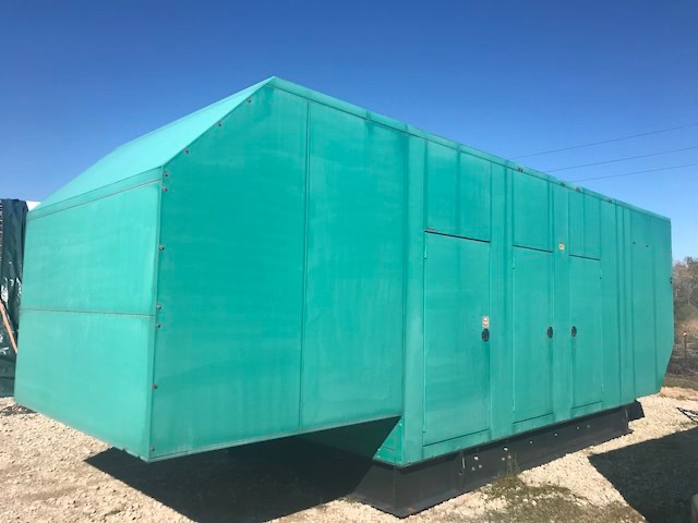 500 KW Cummins #GFJC, standby Natural Gas, sound attenuated enclosure, 277/480 Volts, 200 hours, 2015, $215k - Image 1
