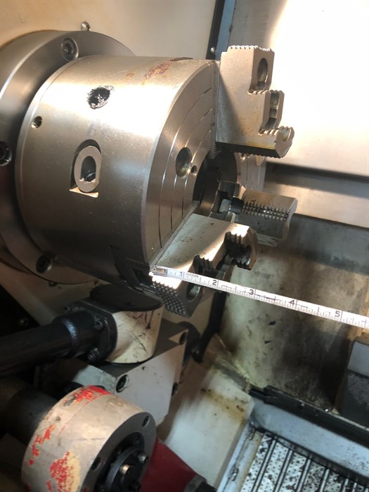 Daewoo Doosan #Puma-200LC, 20.1" swing, 8" chuck, 2.5" bar, 13.8" dia., 21.65" lgth, A2-6, Fanuc 18T, 1998 - Image 8