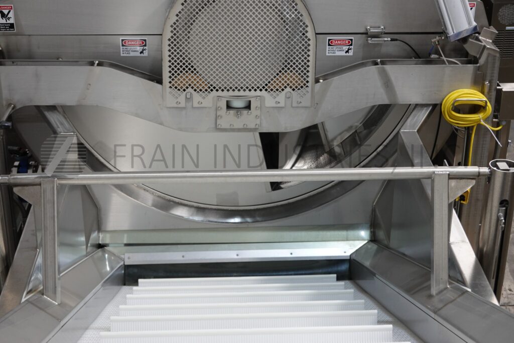 Lyco #Chill-Flow, pouch cooler rotary system, Stainless Steel contact parts, 72" OD x 192" long perforated - Image 2