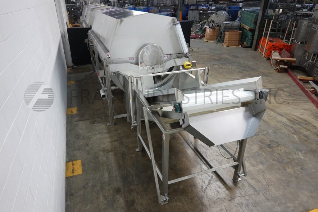 Lyco #Chill-Flow, pouch cooler rotary system, Stainless Steel contact parts, 72" OD x 192" long perforated - Image 4