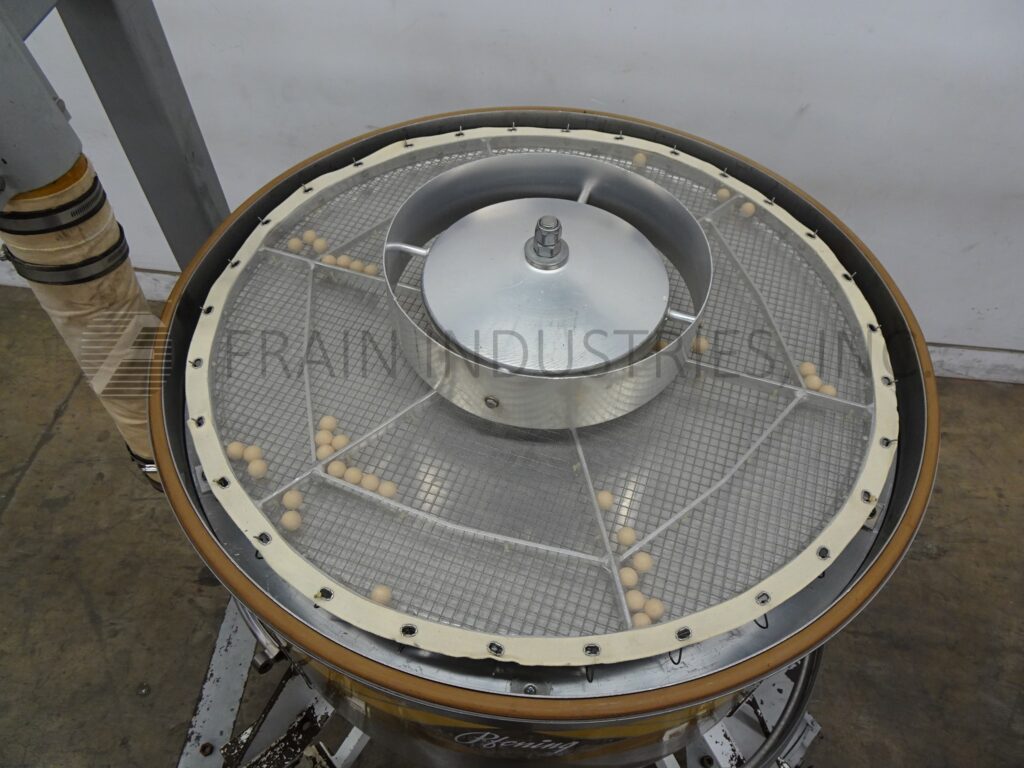Pfening Co., high pressure inbline sifter, 125-500 lb. per minute, 304 Stainless Steel housing, cast iron - Image 2