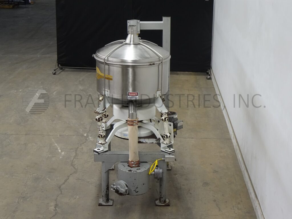 Pfening Co., high pressure inbline sifter, 125-500 lb. per minute, 304 Stainless Steel housing, cast iron - Image 3