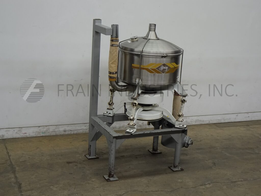 Pfening Co., high pressure inbline sifter, 125-500 lb. per minute, 304 Stainless Steel housing, cast iron - Image 5