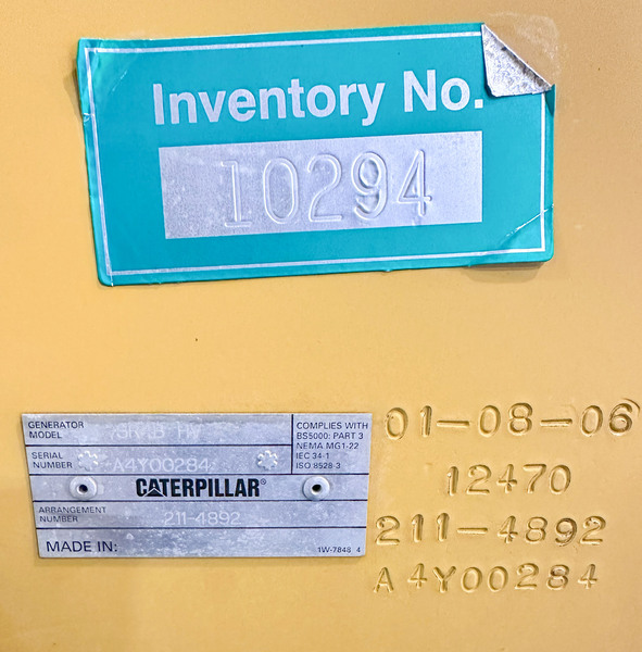 2250 KW, 1800 RPM, Caterpillar, PN 211-4892, 13800 Volts - Image 5