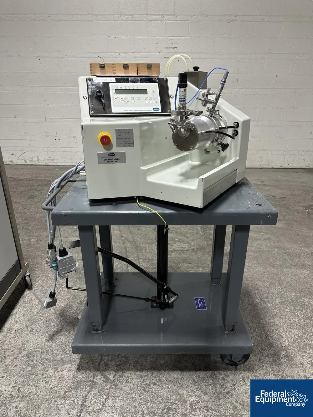 WAB Dyno-Mill #Multi-Lab, media mill, .6 liter jacketed ceramic lined chamber, ceramic KD discs, 4.5 kw - Image 2