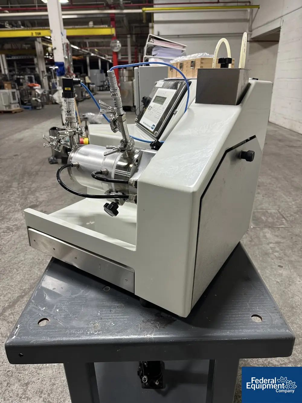 WAB Dyno-Mill #Multi-Lab, media mill, .6 liter jacketed ceramic lined chamber, ceramic KD discs, 4.5 kw - Image 5