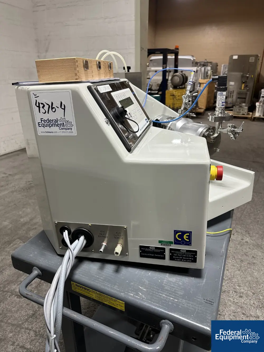 WAB Dyno-Mill #Multi-Lab, media mill, .6 liter jacketed ceramic lined chamber, ceramic KD discs, 4.5 kw - Image 7
