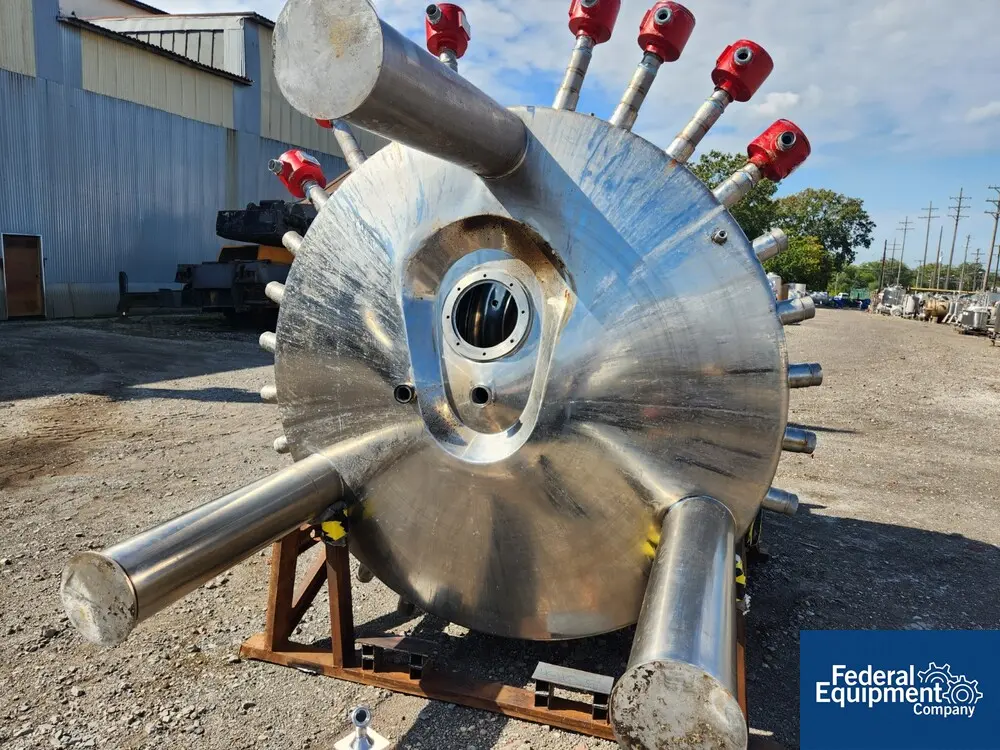 1056 gallon Hundom #HDRH-4000, Double Motion Process Kettle, Stainless Steel, 4000 Liter, 72" diameter x 60" - Image 7