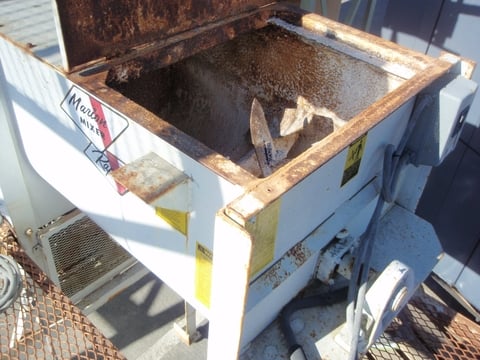 15 cu.ft. Marion #2010, Paddle Mixer, Carbon Steel, 30" width x 36" L x 28" deep Trough, 6" side bottom - Image 2