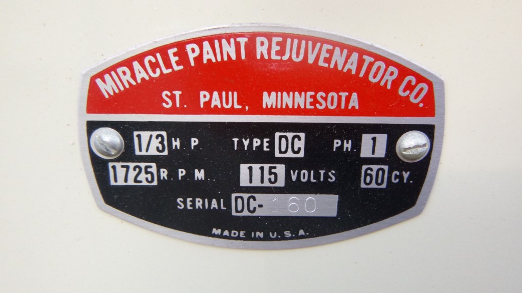 1 gallon Paint Shaker, Miracle Paint Rejuvenator Company #DC-1-C, single arm, 18 lbs. load capacity, 1/3 HP - Image 4