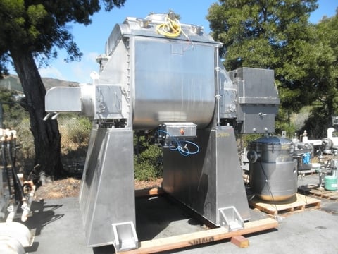200 gallon Aaron Process Equipment Process Equipment #MBG200-125, Vacuum Drying Sigma Mixer, Stainless Steel - Image 1