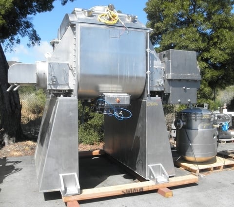 200 gallon Aaron Process Equipment Process Equipment #MBG200-125, Vacuum Drying Sigma Mixer, Stainless Steel - Image 3
