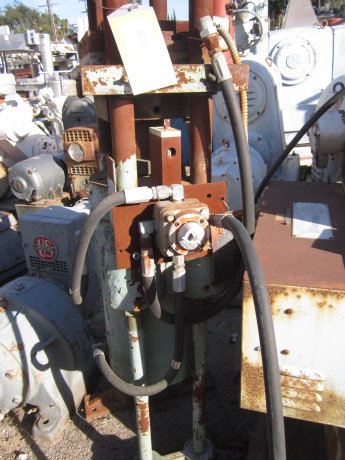 Platen Press, 10" x 10" w/ 8" Ram, 9" daylight, 2' H x 15" x 6' fram overall dimension, 3 HP - Image 3