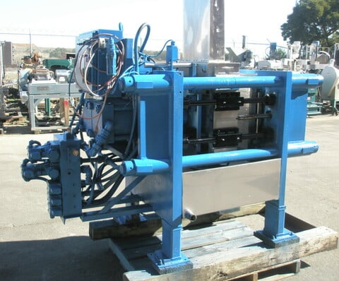 Stoll III, Juice Platen Press, 24" x 24", Stainless Steel feed hopper & screw feed elevator - Image 4