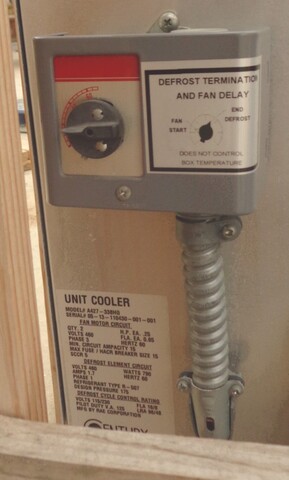 Century Refrigeration #A427-338HG, Unit Cooler, R-507, 6440 cfm, (2) 1/4 HP - 460 V fans, 115/230 V defrost - Image 4