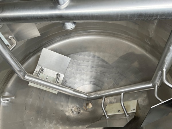 200 gallon Cherry Burrell, Stainless Steel Jacketed Processor Tank w/scrape surface agitation, 48" diameter x - Image 8