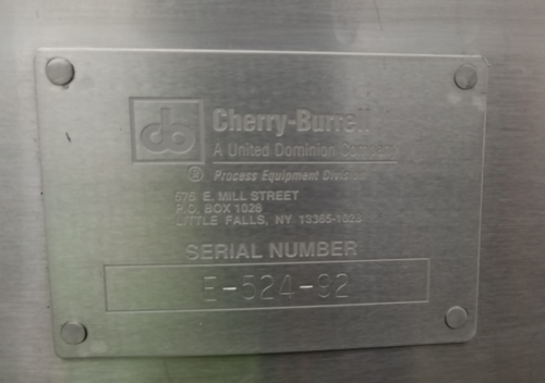 200 gallon Cherry Burrell, Stainless Steel Jacketed Processor Tank w/scrape surface agitation, 48" diameter x - Image 10