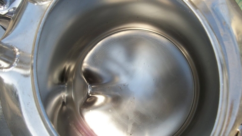 1 gallon Alloy Products, Stainless Steel Pressure Tank, 9" diameter X 8.5" straight side, 135 psi, 1995 - Image 3