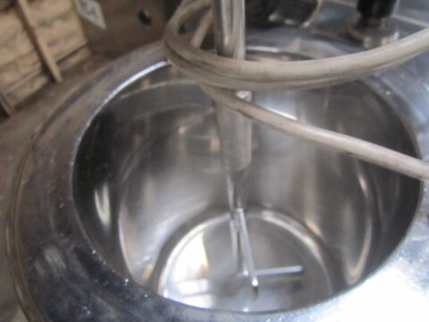 2 gallon Tecnicoll, Melting Tank, Stainless Steel, 8" diameter x 9" tall, 0-200 deg. C heater, 220 V., 1998 - Image 2