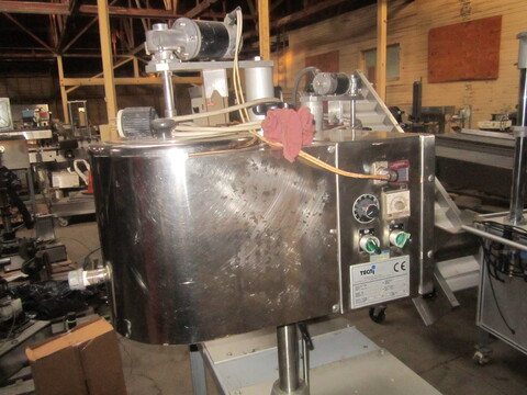 2 gallon Tecnicoll, Melting Tank, Stainless Steel, 8" diameter x 9" tall, 0-200 deg. C heater, 220 V., 1998 - Image 4