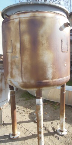 200 gallon Pfaudler, Glass-Lined Jacketed Reactor, 39" diameter x 39" straight side, 3" diameter Center - Image 2